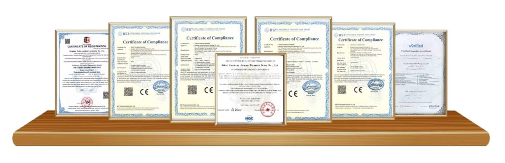 HuaYe metal gate manufacturers Product Certificates​