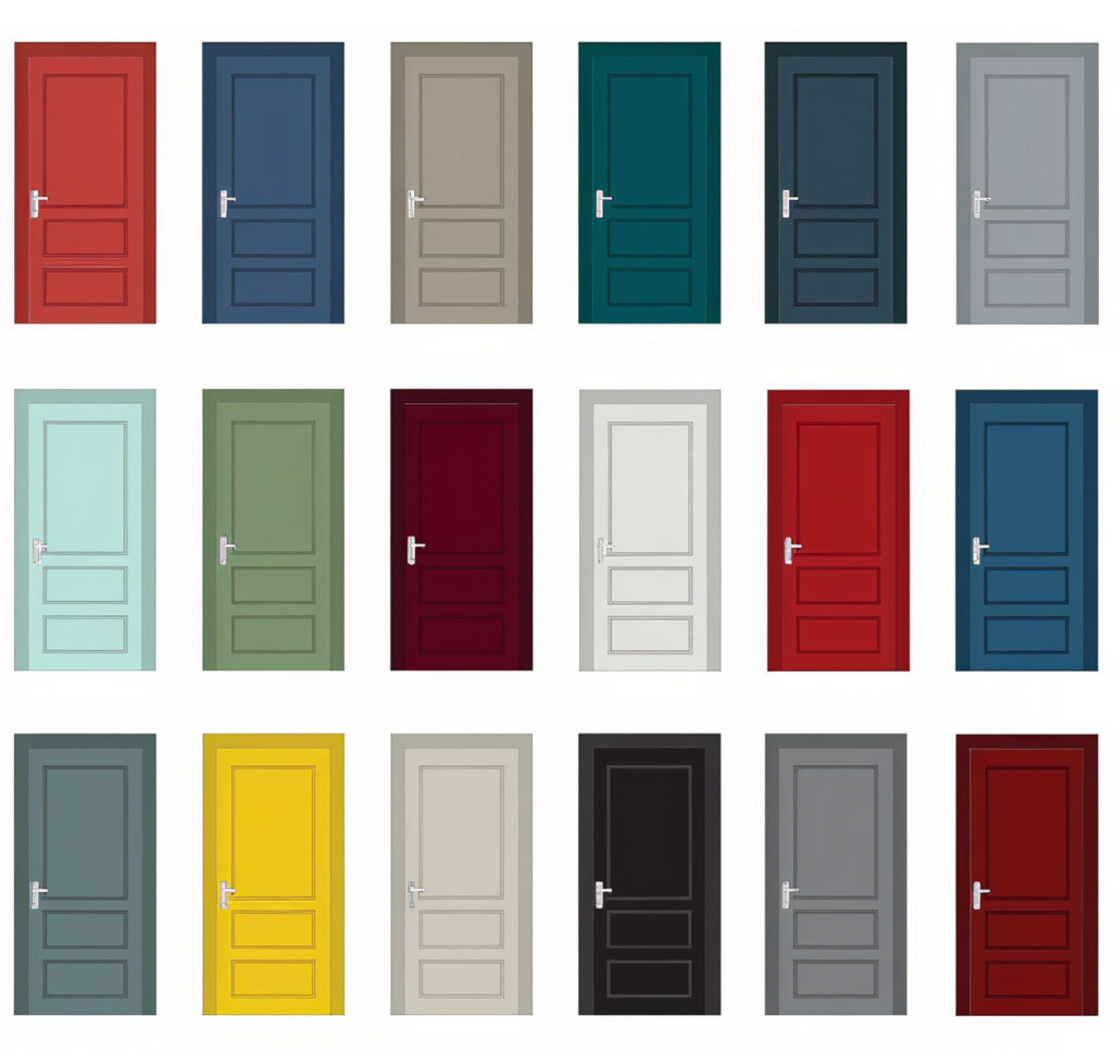 custom entrance door colors