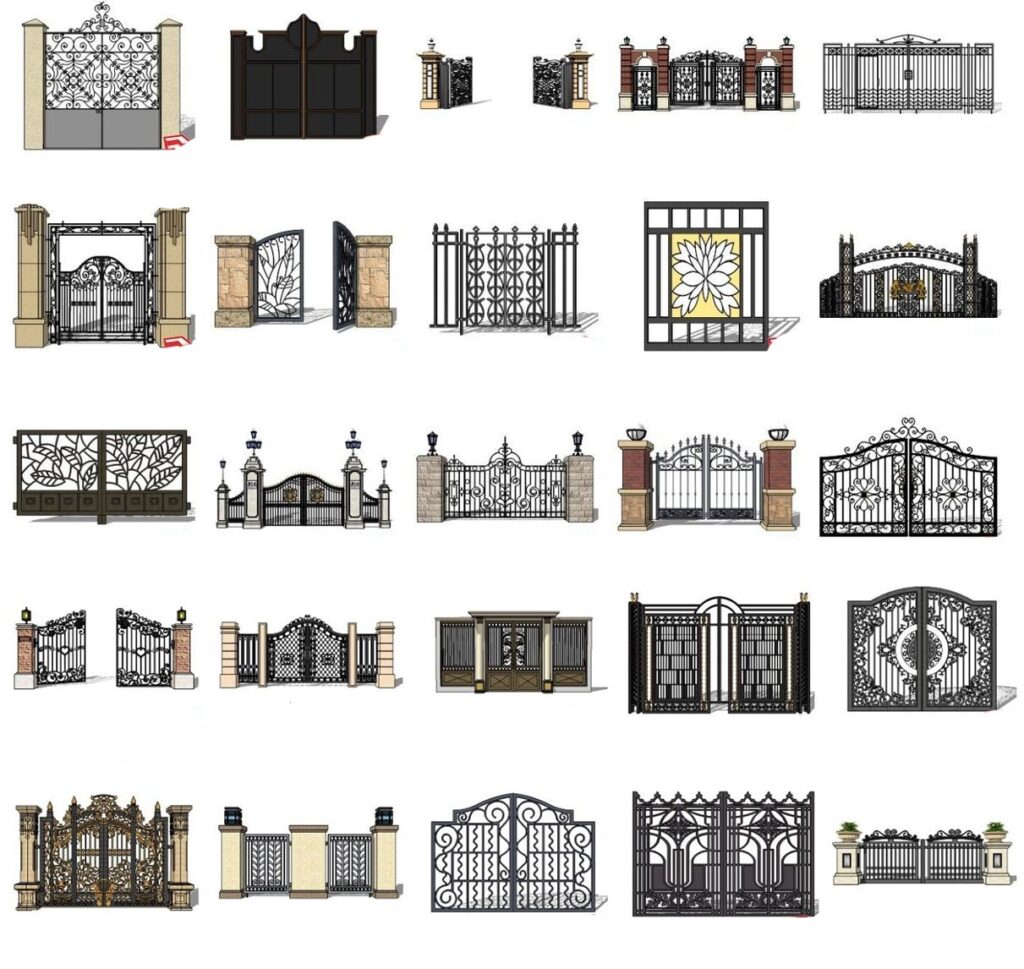 Aluminium Gate Appearance Design