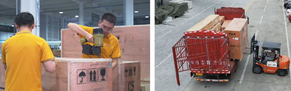 Automatic Gate Manufacturers Large Scale Shipment Diagram