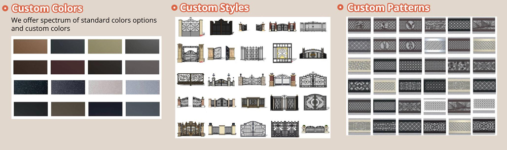 Custom Aluminum Gate Manufacturers - Customization Services