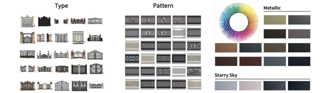 Huaye Aluminum Gate Customization Service