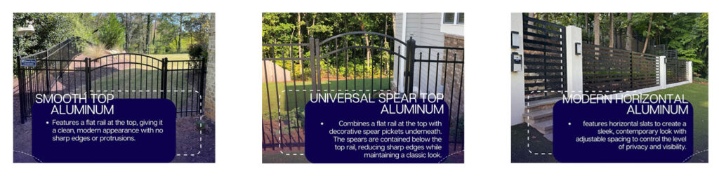 Most Popular Aluminium Fence Styles