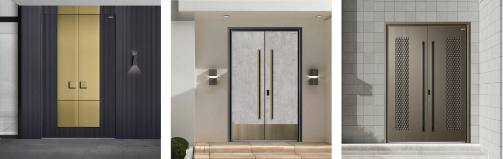 House door manufacturers: Aluminum front entry doors