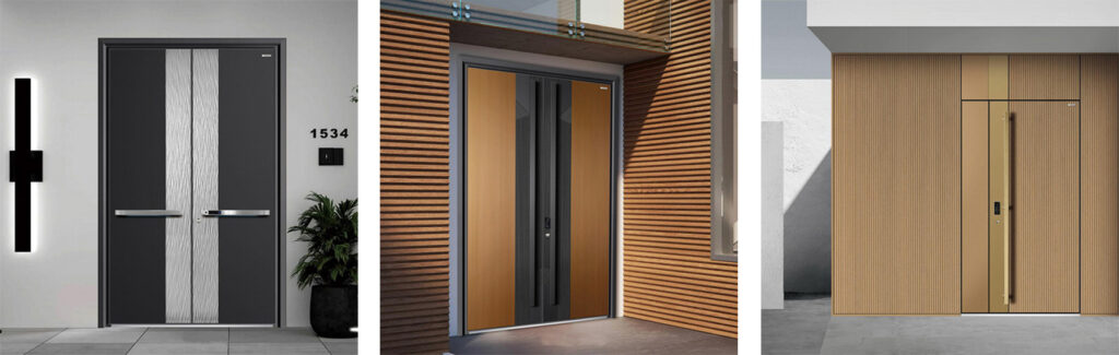 House door manufacturers: Aluminum front entry doors