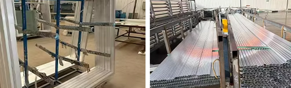 Huaye aluminum gate manufacturers manufacturing process pictures