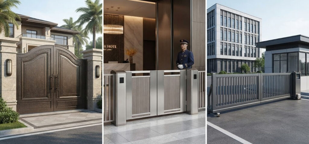 Aluminium sliding gate manufacturers Multi Scenario Application