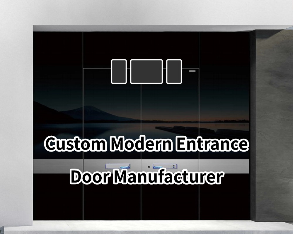 Custom Modern Entrance Door Manufacturer: Aluminum Door