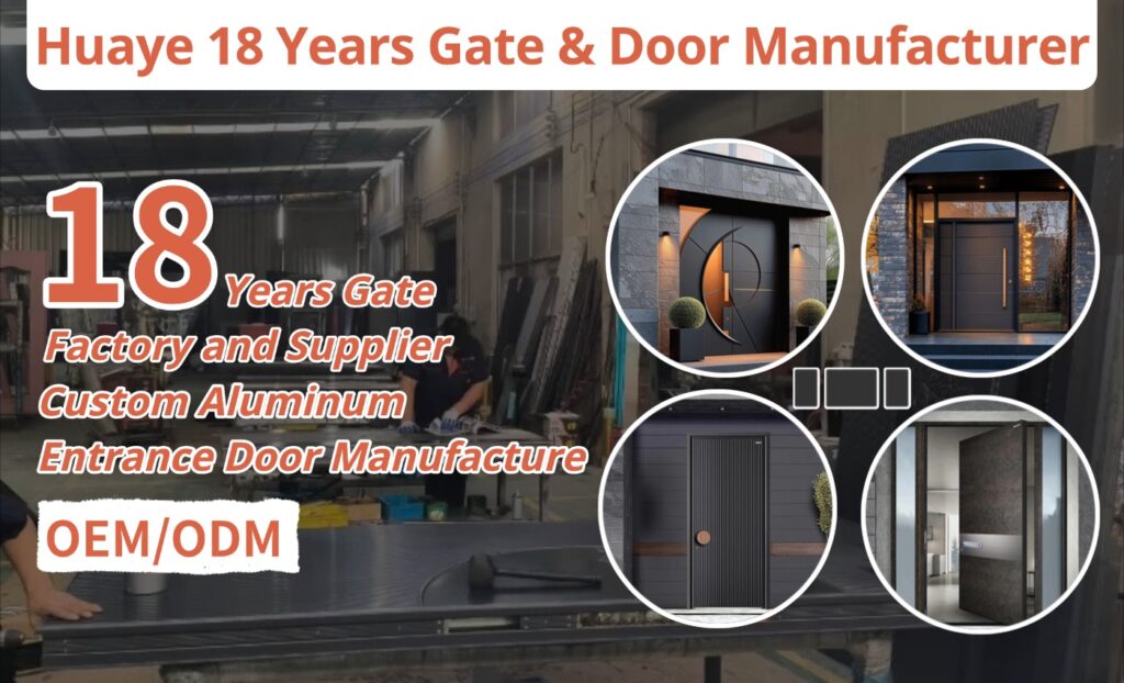 Huaye entrance door manufacturer
