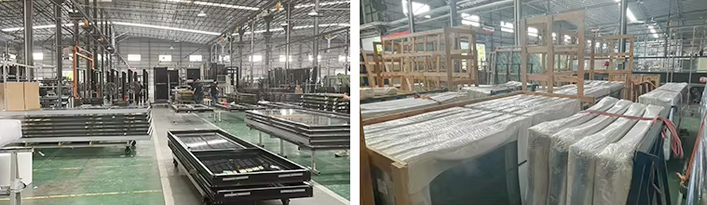 Huaye exterior metal door suppliers factory