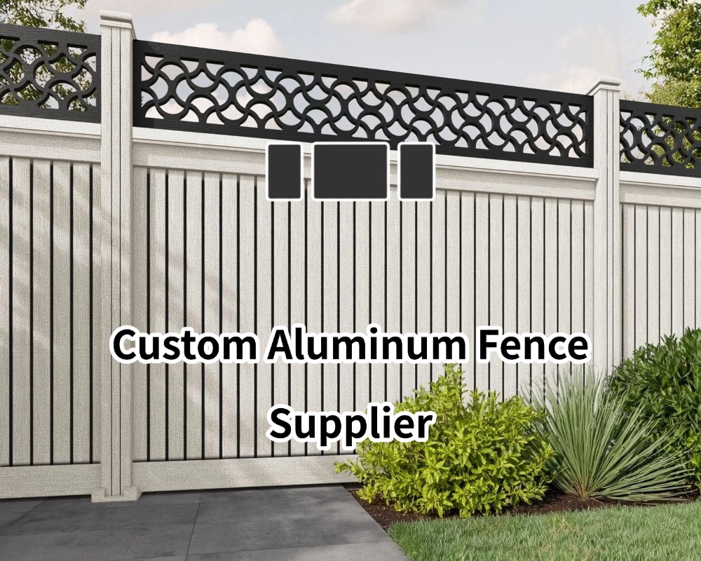 Custom Aluminum Fence Supplier: 18 Years Factory