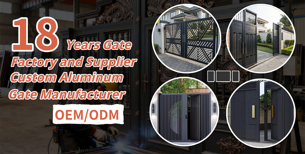 Huaye Custom Metal Driveway Gates Manufacturer