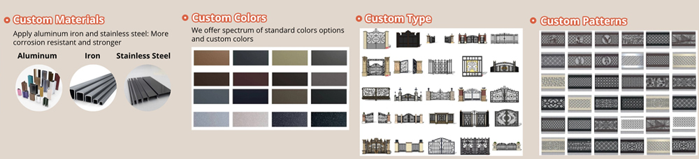 Metal Gate Manufacturers Customization Services