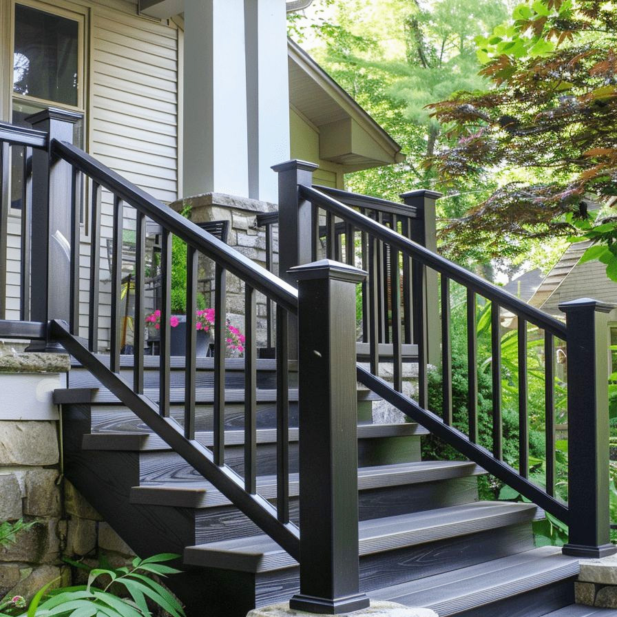 Custom Aluminum Porch Railing Supplier