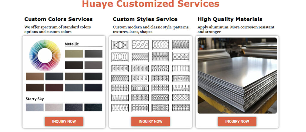 Huaye Custom Services