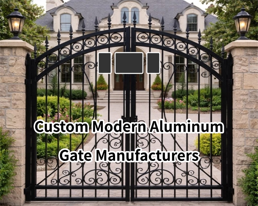 Custom Modern Aluminum Gate Manufacturers