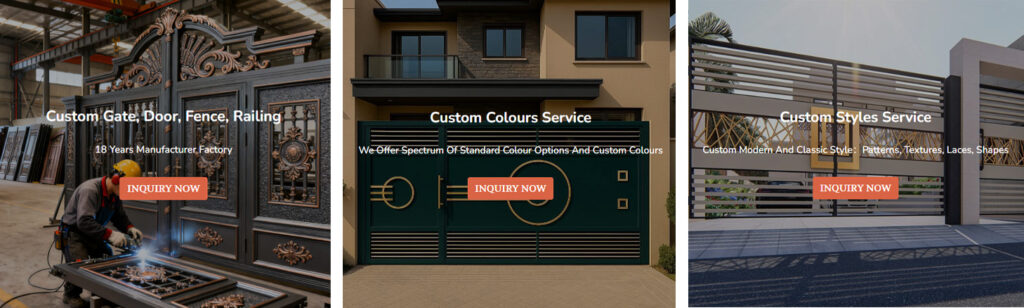 Huaye Custom Aluminum Railing Manufacturer Customization Services