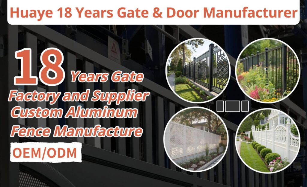 18 years custom aluminum fence manufacturers
