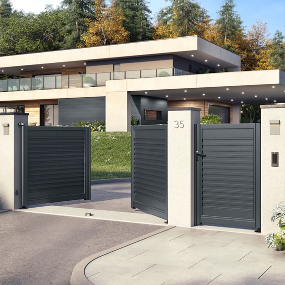 Custom Louvered Aluminium Gate Suppliers - Product Images