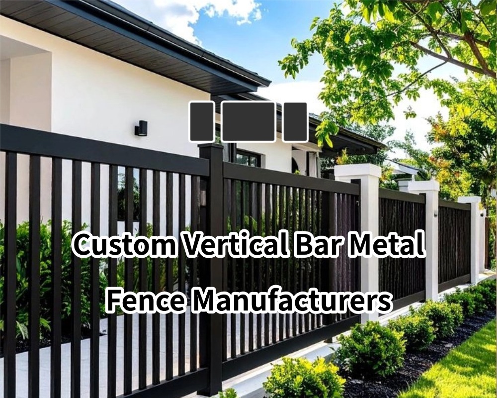 Custom Vertical Bar Metal Fence Manufacturers