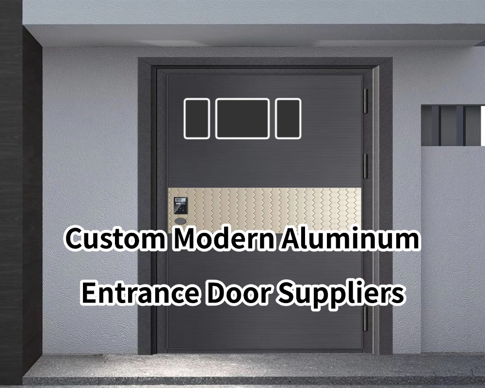 Custom Modern Aluminum Entrance Door Suppliers