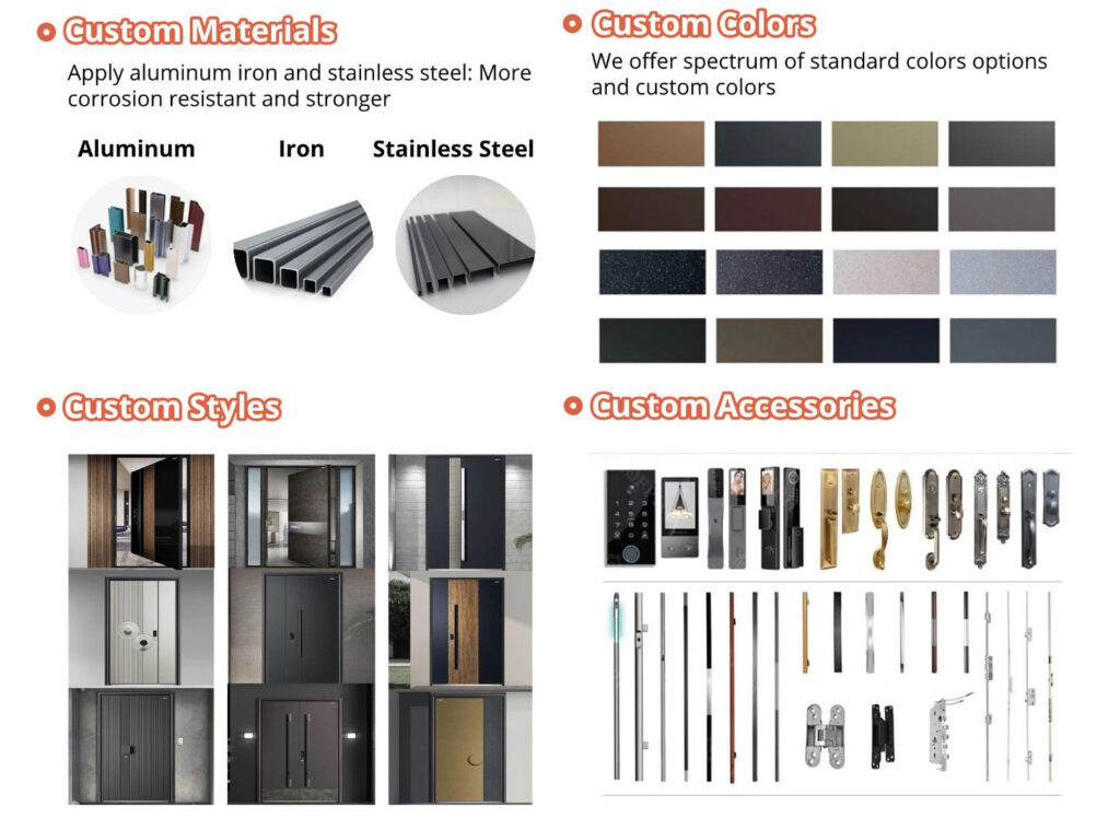 Huaye Metal Door Customization Services