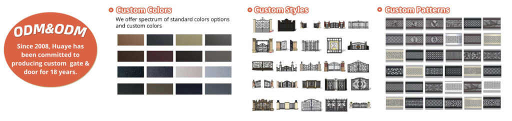 Custom Aluminum Driveway Gates