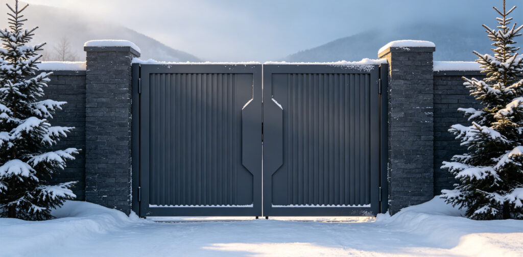 Custom Aluminum Driveway Gates Climate Resistance