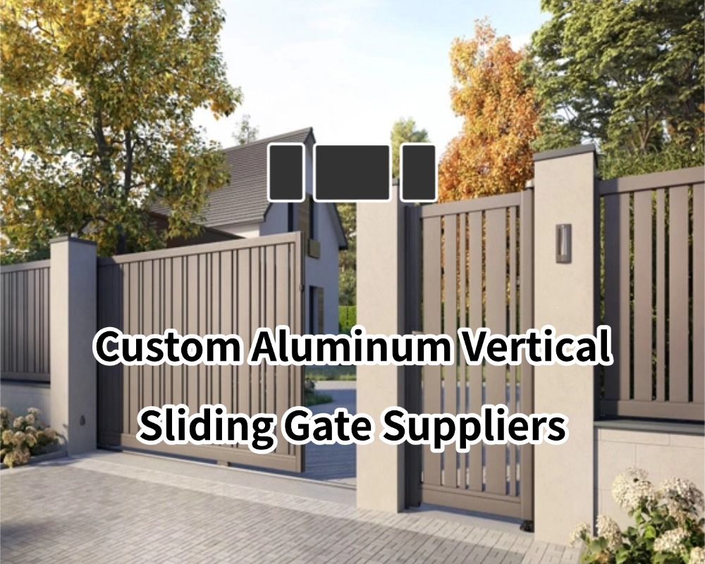 Custom Aluminum Vertical Slat Sliding Gate Suppliers