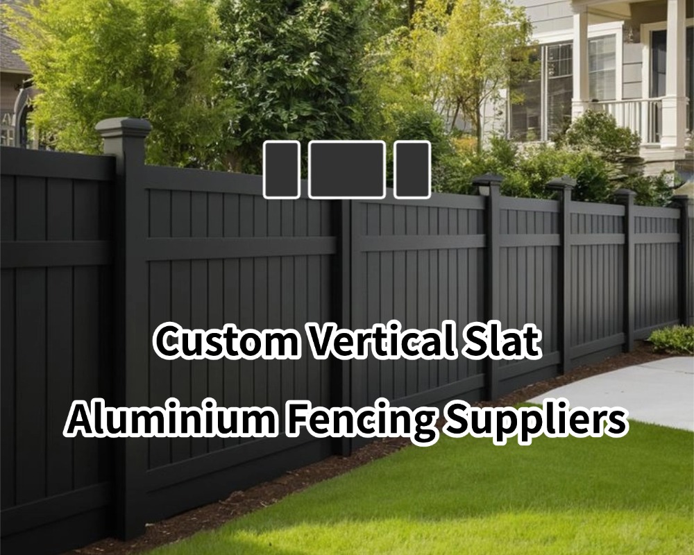 Custom Vertical Slat Aluminium Fencing Suppliers