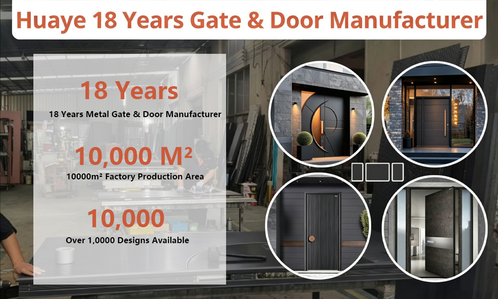 Huaye Aluminum Entrance Door Suppliers
