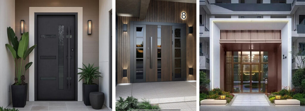 Huaye Custom Made Exterior Doors Application Scenarios