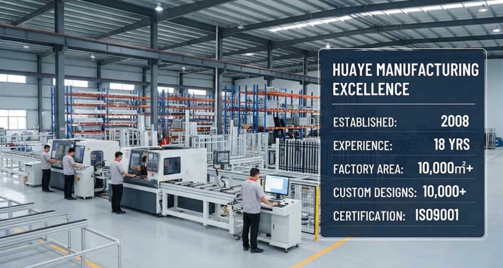 Custom Aluminum Fence Manufacturers Huaye