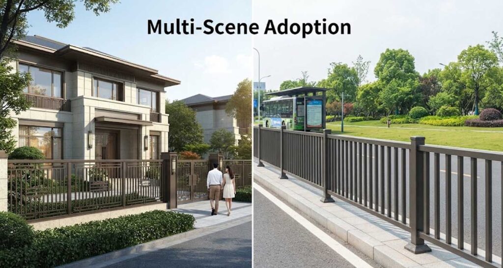 Custom Aluminum Fence Manufacturers Multi-Scene Adoption