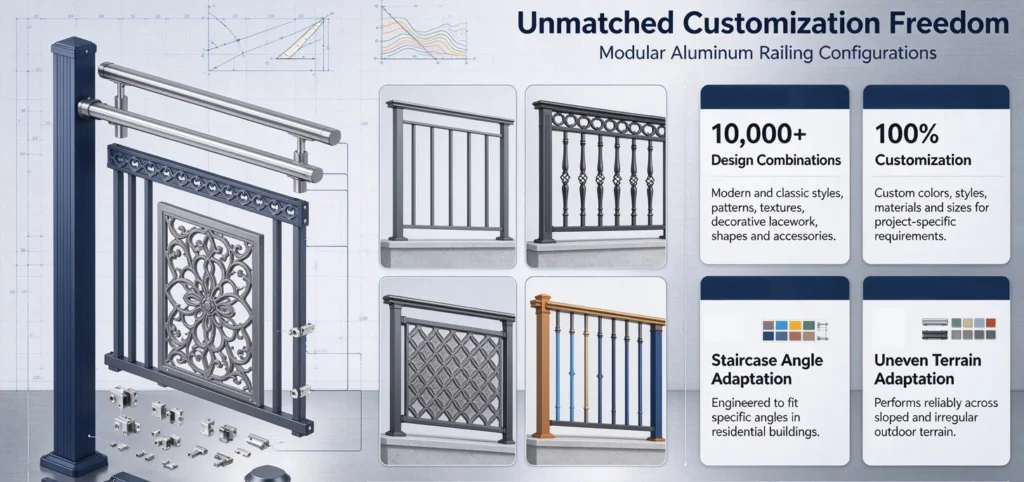 Aluminum Railing Supplier Unmatched Customization Freedom