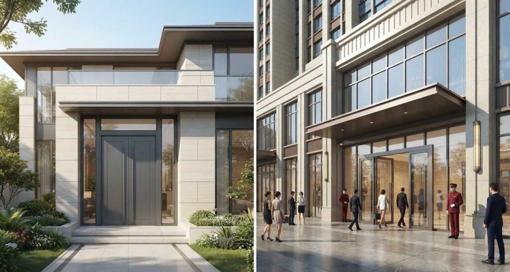 External Door Manufacturers Commercial vs. Residential Applications
