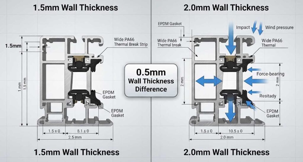 External Door Manufacturers Physical Property Comparison